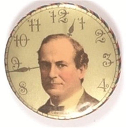 William Jennings Bryan 16 to 1 Clockface