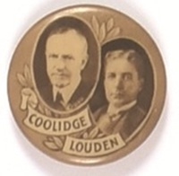 Coolidge and "Louden" Rare Jugate