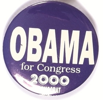 Obama for Congress 2000 Celluloid