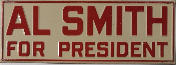 Al Smith for President License
