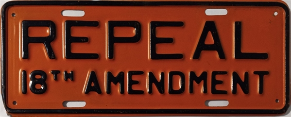 Repeal 18th Amendment License