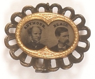 Seymour, Blair Rare Ferrotype Jugate