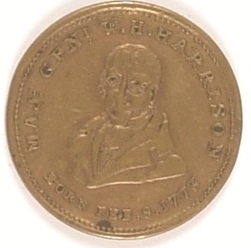 WH Harrison Log Cabin Medal