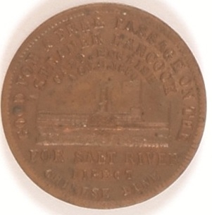 Hancock Salt River Steamer Medal