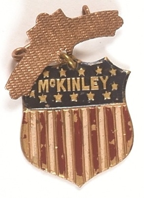 William McKinley Enamel Shield