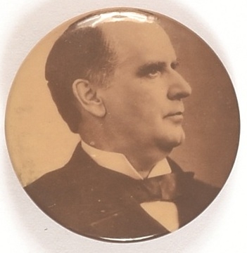 McKinley Profile Sepia Celluloid