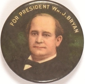 Wm. J. Bryan Colorful Celluloid