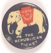 Coolidge Smaller Size Vote Straight Republican Ticket