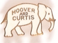 Hoover and Curtis Enamel Elephant