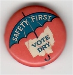 Ohio Vote Dry Safety First