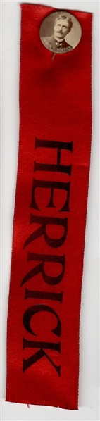 Myron Herrick Pin and Ribbon