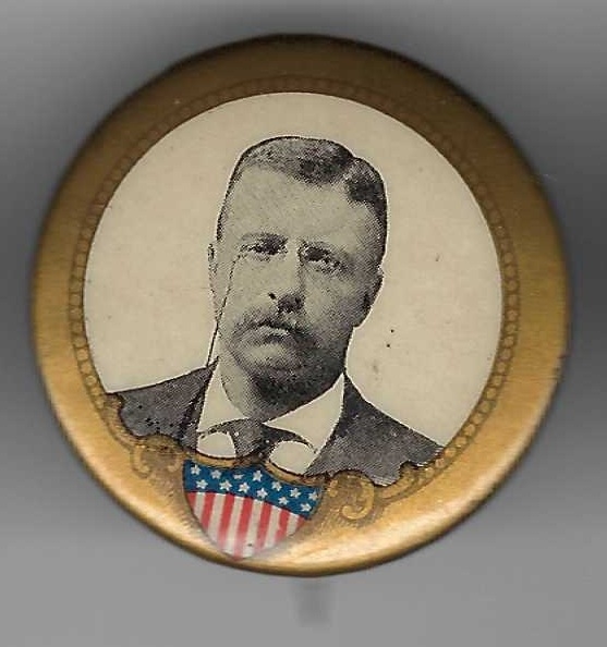 Roosevelt Shield Celluloid 