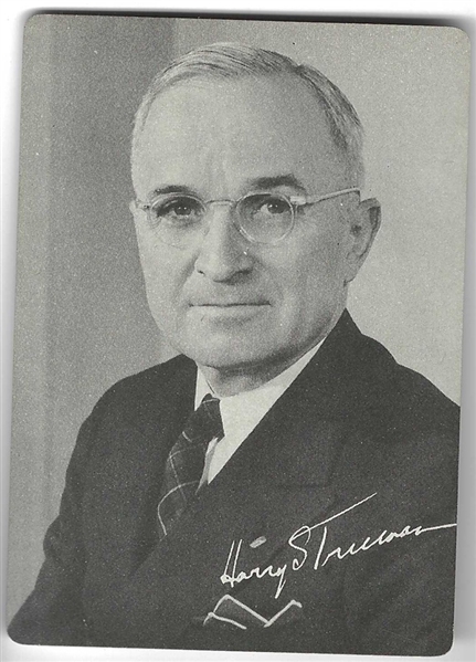 Truman 1948 Convention Card