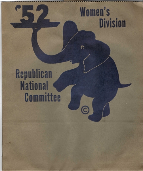 Ike 1952 Convention Women’s Division Shopping Bag 
