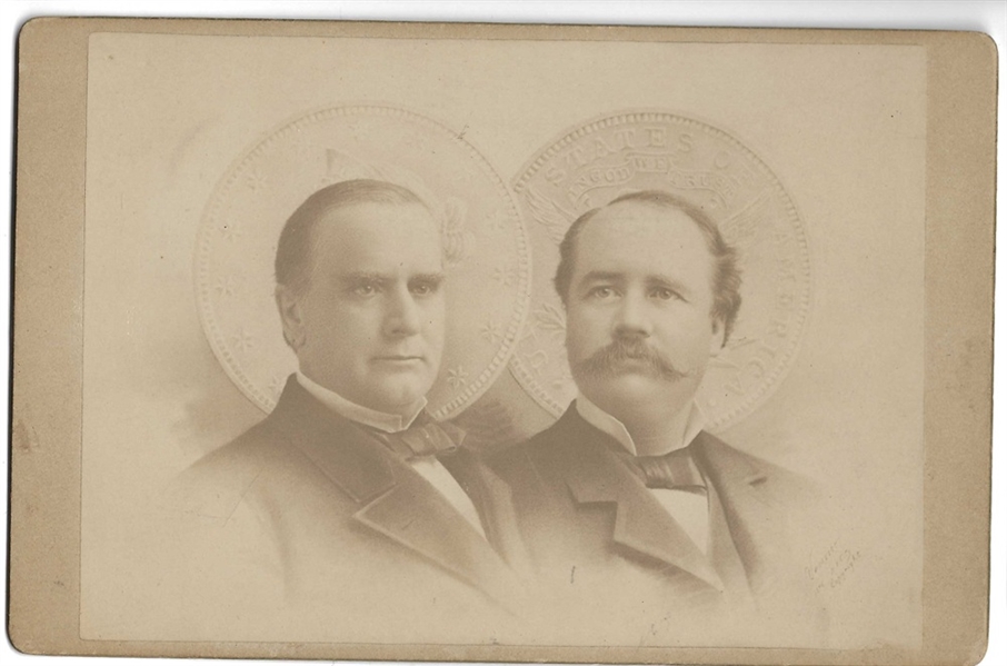 McKinley, Hobart Cabinet Card 