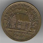 WH Harrison Log Cabin Medal