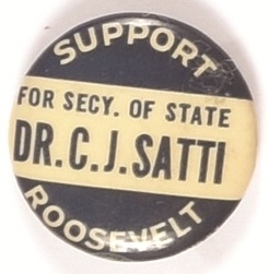 Roosevelt, Satti Connecticut Coattail