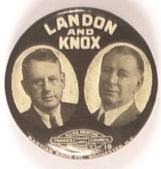 Landon and Knox Scarce Jugate