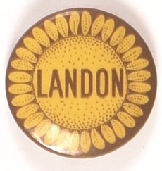 Alf Landon Sunflower Celluloid
