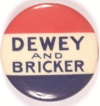 Dewey and Bricker RWB Celluloid