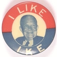 I Like Ike Blue Photo