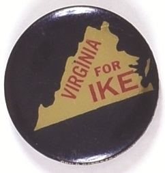 Virginia for Ike State Set Pin