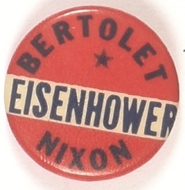 Eisenhower, Bertolet Pennsylvania Coattail