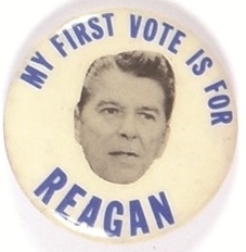 My First Vote is for Reagan