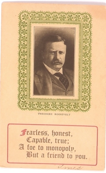 Roosevelt Poem Postcard