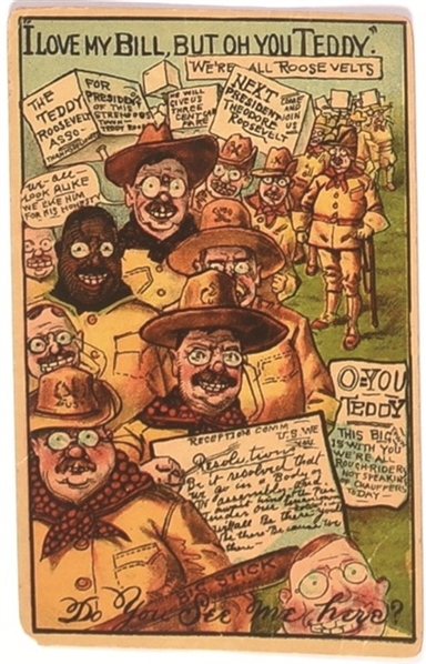 TR Oh You Teddy Postcard