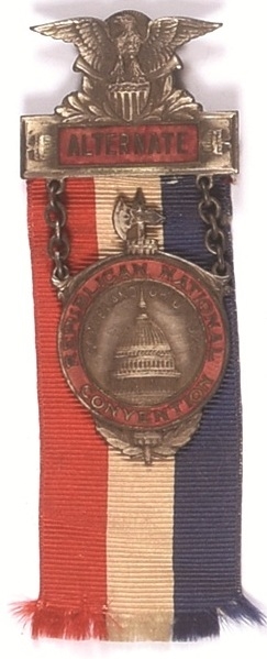 Coolidge 1924 Convention Badge
