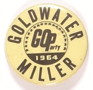 Goldwater, Miller Glow in the Dark Pin