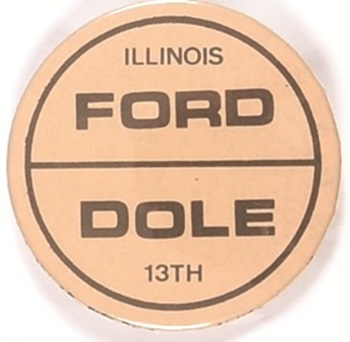 Ford, Dole Illinois 13th District