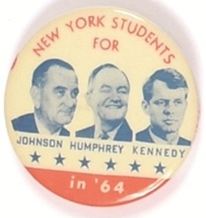 Johnson, Kennedy New York Coattail