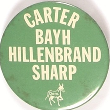 Jimmy Carter Indiana Coattail