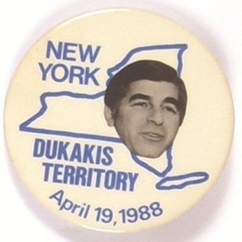 New York Dukakis Territory