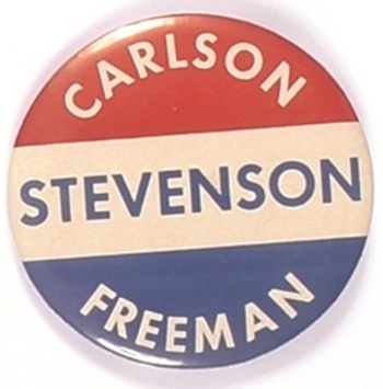 Stevenson, Carlson, Freeman Minnesota Coattail