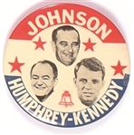 Johnson, Humphrey, Kennedy New York Coattail