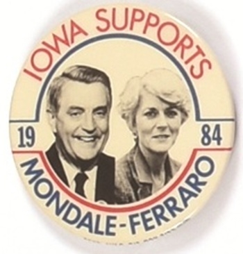 Iowa Supports Mondale and Ferraro