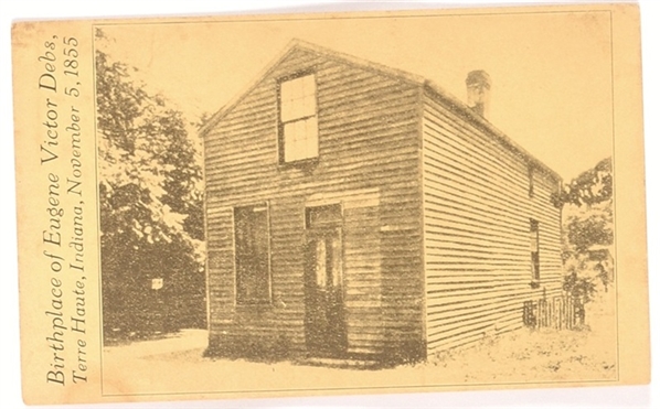 Birthplace of Eugene Victor Debs Postcard
