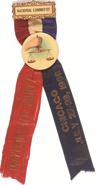 Independence Party 1908 Badge