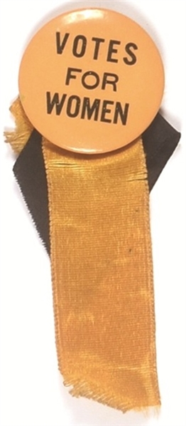 Votes for Women Pin and Ribbon