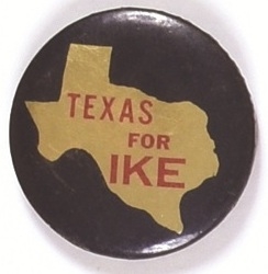 Texas for Ike State Set Pin