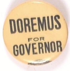 Doremus for Governor of New Jersey