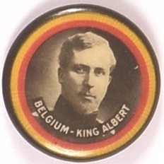 King Albert World War I Pin