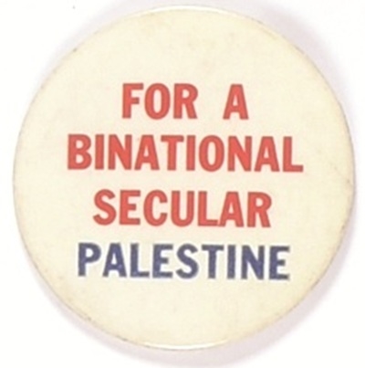 For a Binational, Secular Palestine