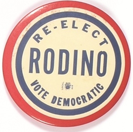 Re-Elect Rodino New Jersey Celluloid