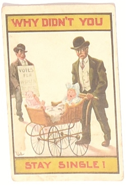 Why Didnt You Stay Single Postcard