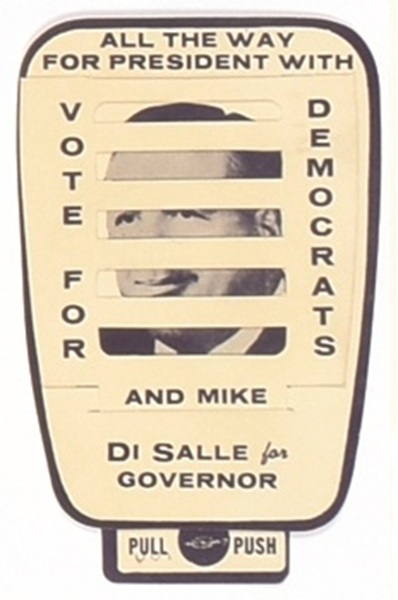 Stevenson, DiSalle for Governor of Ohio Mechanical Card