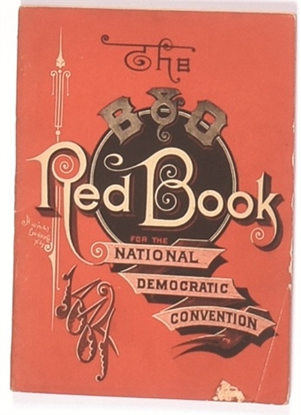 B&O Red Book 1884 Democratic Convention